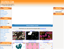 Tablet Screenshot of icons.deepbox.com